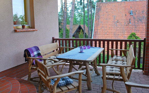 Mielno 2: Room, Furniture, Property, Table, Chair, Outdoor Table, House, Interior Design, Patio, Real Estate