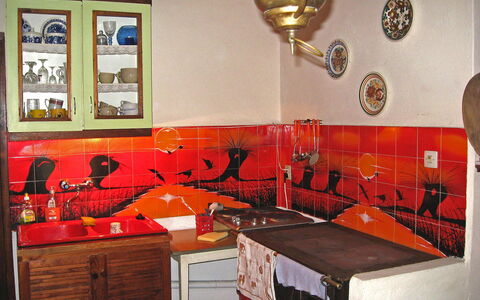 Borek Sulęcki: Room, Property, Furniture, Interior Design, Orange, Building, Table, House, Kitchen, Ceiling