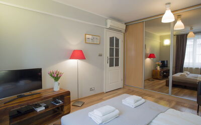 Royal Route Residence 150.1: Room, Furniture, Property, Interior Design, Building, House, Living Room, Bedroom, Floor, Table