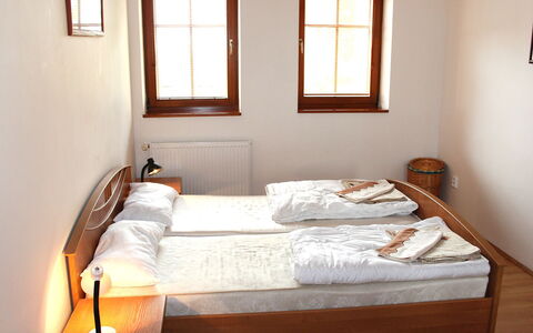 Ceska Kamenice 110: Bedroom, Bed, Room, Furniture, Bed Frame, Property, Bed Sheet, Floor, Mattress, Hardwood