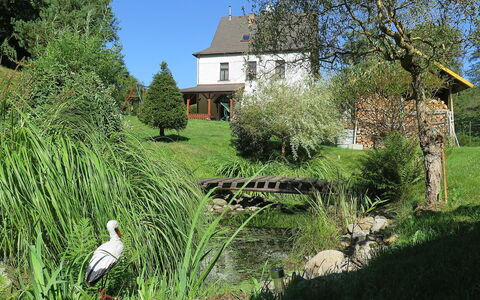 Zlata Olesnice: House, Property, Home, Grass, Vegetation, Garden, Natural Landscape, Tree, Yard, Grass Family