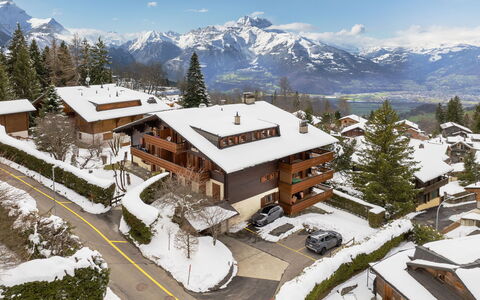 Le Brévent 4: Tree, House, Residential Area, Home, Landscape, Human Settlement, Hill Station, Village, Mountain Range, Cottage