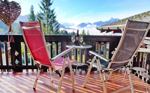 Villars 850: Cloud, Sky, Outdoor Furniture, Wood, Mountain, Tree, Chair, Leisure, Real Estate