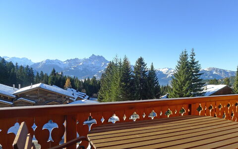 Argentière 8: Nature, Sky, Mountain, Roof, Property, Tree, Snow, Winter, Leaf, Log Cabin