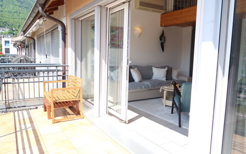 Le Bouveret 100: Property, Building, Porch, Wood, Interior Design, Door, Shade, Floor, House, Cottage