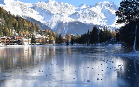 Arolla R01: Water, Mountain, Mountainous Landforms, Nature, Winter, Natural Landscape, Snow, Mountain Range, Glacial Landform, Highland