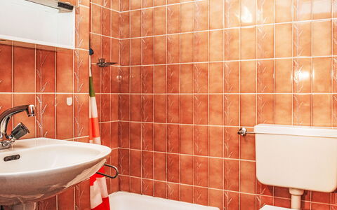 Arnica 16: Bathroom, Plumbing Fixture, Wall, Bathroom Sink, Flooring, Sink, Floor, Plumbing, Tap, Interior Design