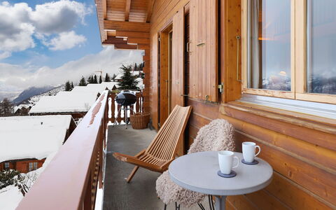 Lara: Wood, Furniture, Hardwood, Wood Stain, Freezing, Winter, Chair, Balcony, Snow
