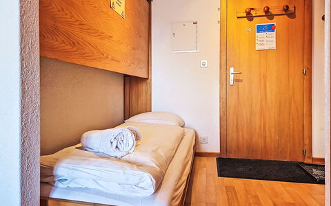 Foret E3: Bed, Bedroom, Bunk Bed, Bed Sheet, Bedding, Wall, Floor, Flooring, Interior Design, Wood