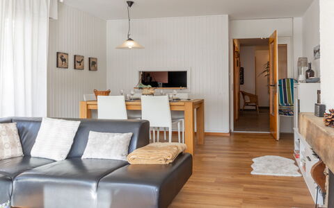 Nendaz 800: Furniture, Interior Design, Flooring, Floor, Wall, Couch, Room, Wood, Ceiling, Living Room