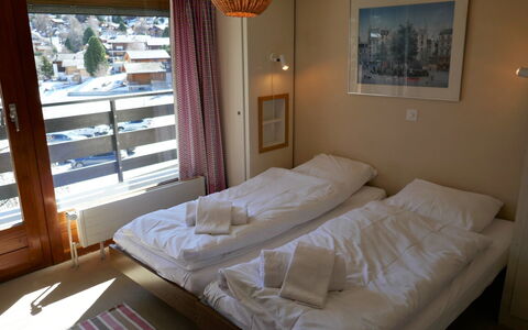 Bel Alp D3: Bedroom, Bed, Furniture, Room, Property, Bed Frame, Mattress, Bed Sheet, Bedding, Interior Design