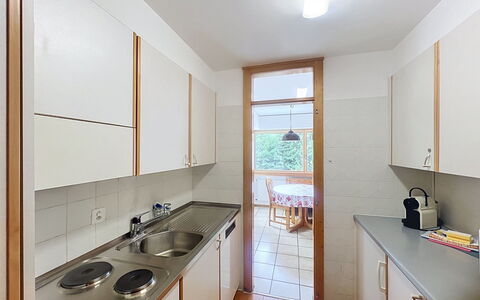 Diana E2: Kitchen, Flooring, Countertop, Wood, Interior Design, Floor, Ceiling, Kitchen Sink, Kitchen Appliance, Major Appliance