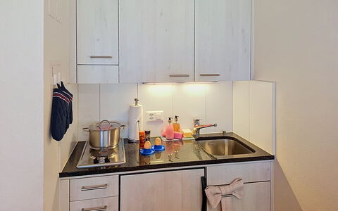 Grindelwald 150: Kitchen, Kitchen Appliance, Countertop, Kitchen Sink, Major Appliance, Cabinetry, Sink, Plumbing Fixture, Tap, Interior Design