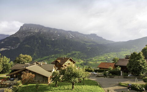 Chalet Hori: Cloud, Sky, Plant, Mountain, Natural Landscape, Tree, House, Highland, Vegetation, Land Lot