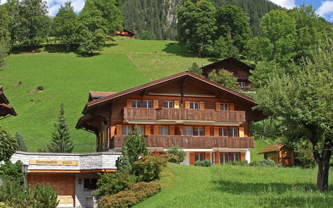 Chalet Hori: Cloud, Plant, Sky, Property, Building, Window, Tree, Green, Natural Landscape, Mountain