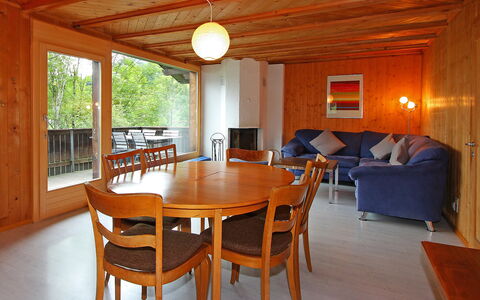 Egg-Isch: Table, Furniture, Chair, Window, Couch, Wood, Interior Design, Floor, Flooring, Tree