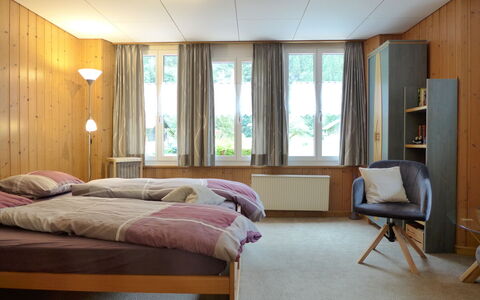 Rösli: Building, Comfort, Shade, Wood, Window, Interior Design, Bed Frame, Floor, Living Room, Flooring