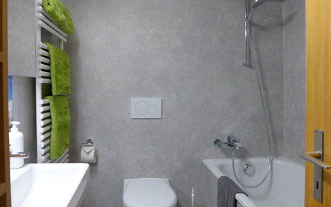 Stocki: Plumbing Fixture, Property, Tap, Bathroom Sink, White, Bathtub, Bathroom, Purple, Shower, Toilet
