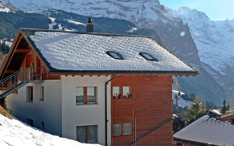Wengen 110: Snow, Mountain, Building, Property, Window, World, Nature, Sky, House, Slope