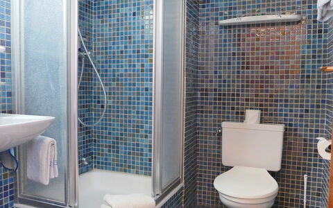 Täsch 130: Bathroom, Tile, Property, Room, Plumbing Fixture, Real Estate, Toilet, Architecture, Ceramic, Interior Design