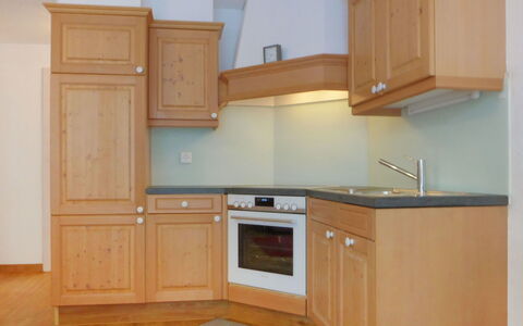 Zermatt 4: Cabinetry, Countertop, Property, Furniture, Kitchen, Wood, Kitchen Appliance, Drawer, Interior Design, Lighting