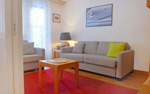 Zermatt 4: Couch, Table, Furniture, Comfort, Wood, Studio Couch, Rectangle, Living Room, Architecture, Picture Frame