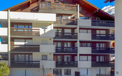Zermatt 45: Residential Area, Property, Architecture, Apartment, Building, House, Mixed-Use, Condominium, Real Estate, Facade