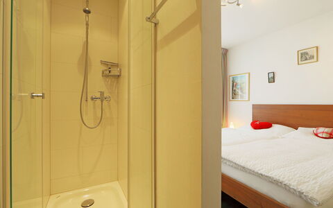 Roc: Building, Plumbing Fixture, Shower Head, Shower Door, Door, Wood, Lighting, Comfort, House