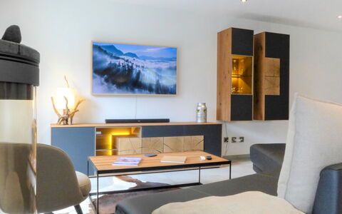 Breithorn: Picture Frame, Furniture, Property, Table, Comfort, Azure, Couch, Wood, Lighting, Interior Design