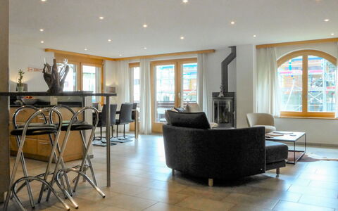 Breithorn: Furniture, Table, Couch, Wood, Chair, Hall, Living Room, Building, Interior Design, Flooring