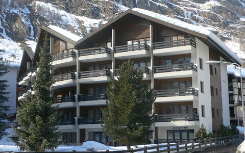 Zermatt 961: Snow, Building, Property, Mountain, Plant, Window, Tree, House, Slope, Neighbourhood