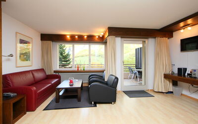 Ringstrasse Apt 213 900.14: Room, Living Room, Property, Furniture, Interior Design, Building, Laminate Flooring, Floor, Wood Flooring, House