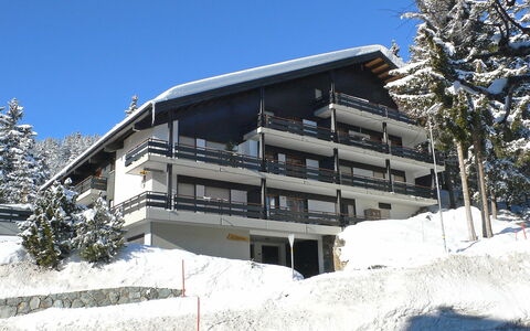Crans-Montana 120: Snow, Winter, Property, Architecture, House, Home, Real Estate, Building, Apartment, Sky