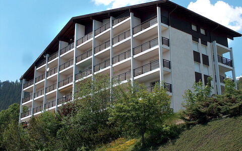 Crans-Montana 388: Property, Architecture, House, Building, Residential Area, Real Estate, Facade, Apartment, Home, Tree