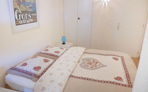 Crans-Montana 760: Bedroom, Bed, Room, Property, Bed Frame, Bed Sheet, Furniture, Floor, House, Interior Design