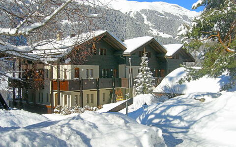 Ernen 300: Snow, Building, Daytime, Property, Mountain, Sky, Window, Nature, Slope, Tree