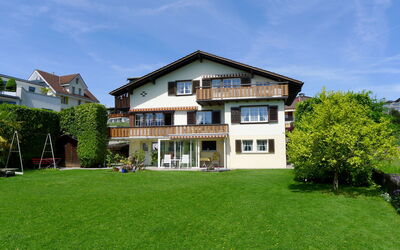 Weggis 7: Sky, Plant, Cloud, Building, Property, Window, Tree, House, Land Lot, Natural Landscape