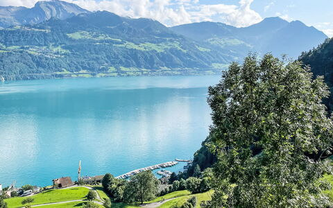 Platten: Blue, Mountainous Landforms, Water, Mountain, Body Of Water, Green, Natural Landscape, Hill, Highland, Landscape