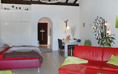 Residenza Miralago Apt. C27 100.5: Room, Property, Furniture, Interior Design, Building, Living Room, House, Real Estate, Loft, Floor