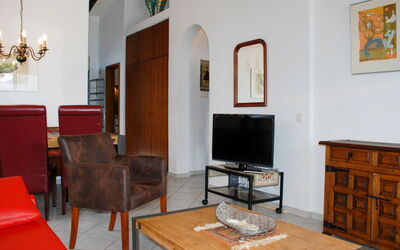 Residenza Miralago Apt. B19 100.17: Table, Furniture, Property, Picture Frame, Wood, Comfort, Interior Design, Lighting, Living Room, Architecture