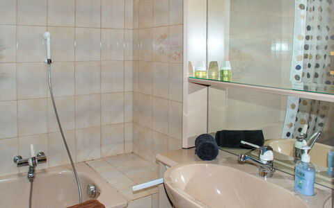 Tazzino: Plumbing Fixture, Bathtub, Tap, Shower Head, Mirror, Bathroom, Shower, Sink, Interior Design