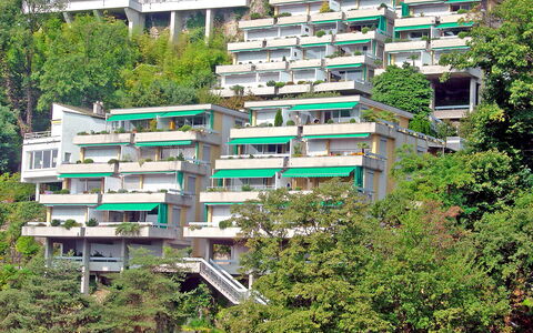Ascona 300: Building, Botany, Green, Tree, Urban Design, Vegetation, Plant, Neighbourhood, Residential Area, Real Estate