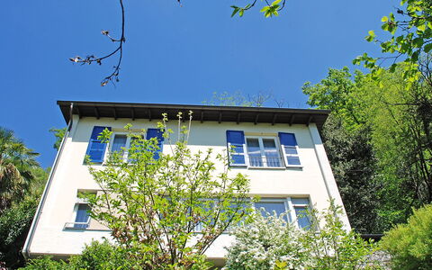 Christa: House, Property, Blue, Tree, Home, Real Estate, Building, Architecture, Sky, Spring