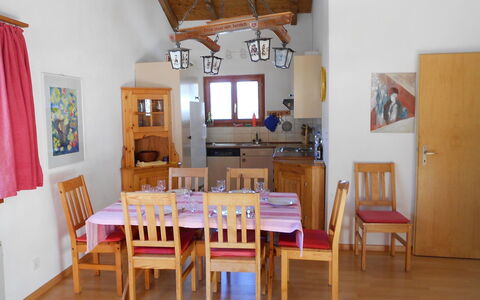 Haus Murena: Room, Property, Furniture, Dining Room, Floor, Building, House, Table, Interior Design, Hardwood
