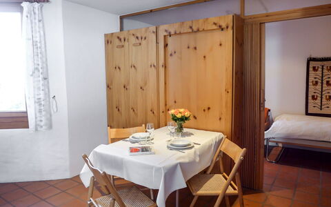 St. Moritz 456: Room, Property, Furniture, Interior Design, Building, House, Table, Dining Room, Floor, Real Estate
