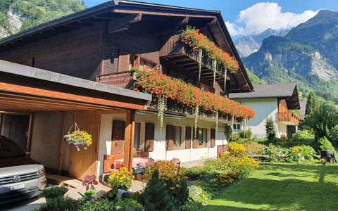 Untertal: Plant, Sky, Building, Property, Flower, Window, Mountain, Tree, House, Cloud