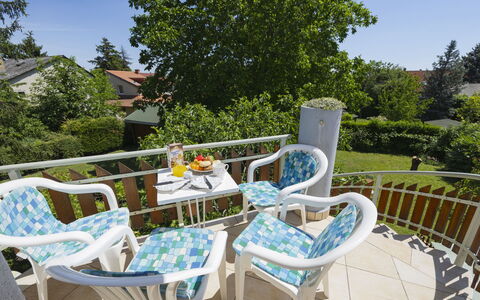 Blanca: Furniture, Sea, Chair, Shade, Balcony, Outdoor Furniture, Eco Hotel, Coast, Deck, Wood Stain