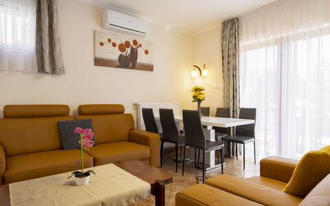Flamingo: Furniture, Interior Design, Flooring, Wood, Couch, Floor, Table, Living Room, Room, Lighting