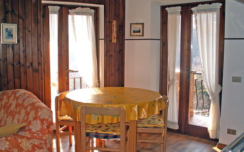 Tignale 150: Room, Furniture, Property, Floor, House, Table, Interior Design, Building, Hardwood, Dining Room