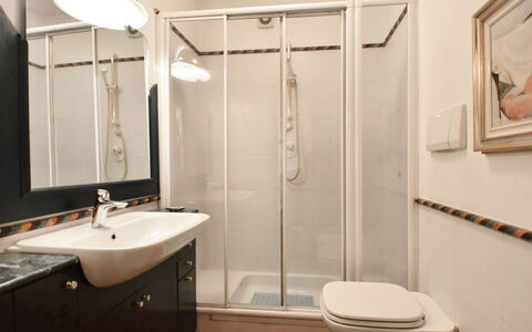 Villa Esperia: Bathroom, Property, Room, Plumbing Fixture, Interior Design, Real Estate, Building, Floor, Architecture, Door